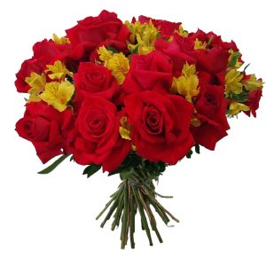 Bouquet com 24 Rosas Colombianas