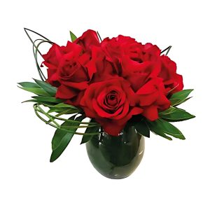 Arranjo de Rosas no Cilindro