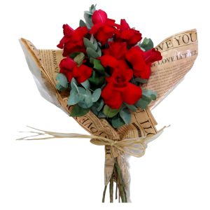 Bouquet 7 Rosas Colombianas Vermelhas
