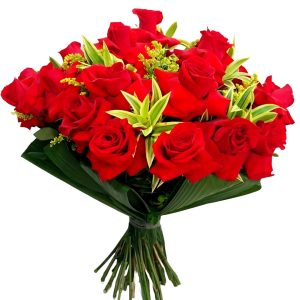 Bouquet 36 Rosas Colombianas Vermelhas