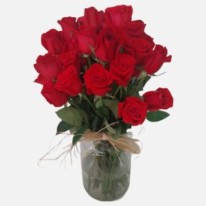 Vaso 5 Duzias Rosas Colombianas