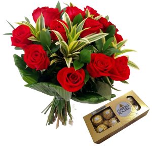 Bouquet Amigo Hebert + Ferrero Rocher