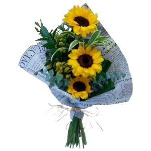 Bouquet espalmado girassol 3