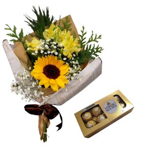 Mimo de Girassol + Ferrero Rocher