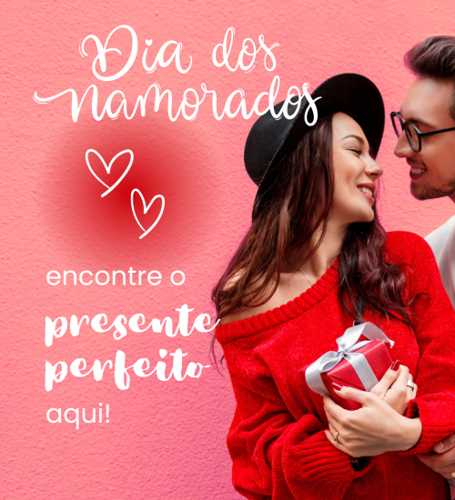 Post para Instagram dia dos namorados lettering rosa